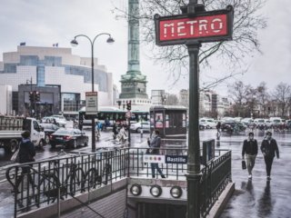 Bastille metro station