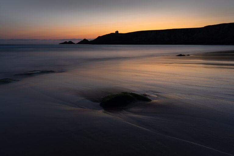 Atardecer en Port-Blanc, Quiberon, Francia.