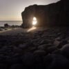 Arch at Port-Blanc near Quiberon, France.