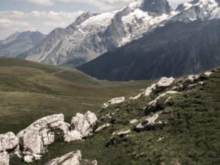 La Meije mountain, alps
