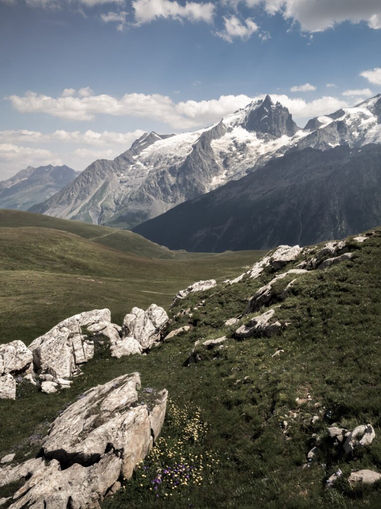 La Meije mountain, alps