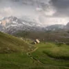 Merlet lakes refuge, Alps, France.