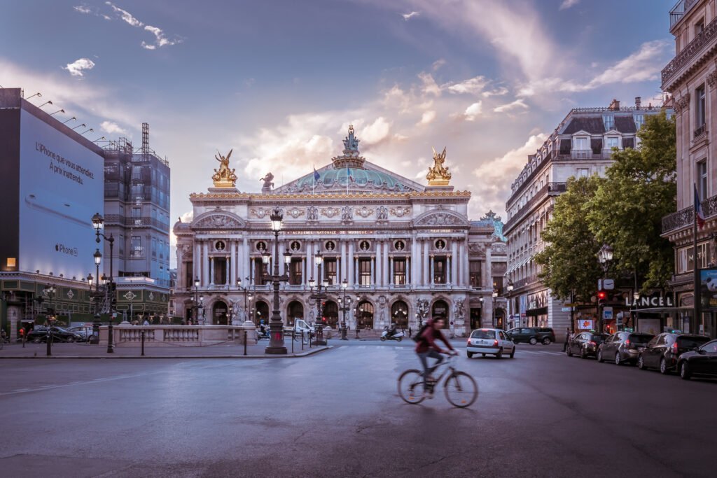 Opera Garnier at evening