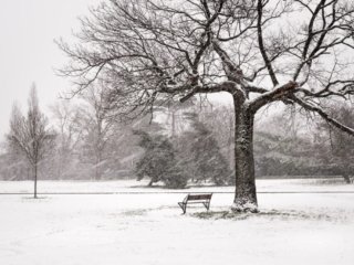 Snow storm in Le V&eacute;sinet at Les Petites Rivi&egrave;res