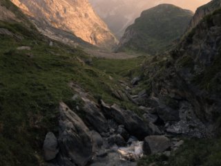 Sunset at col de la Vanoise