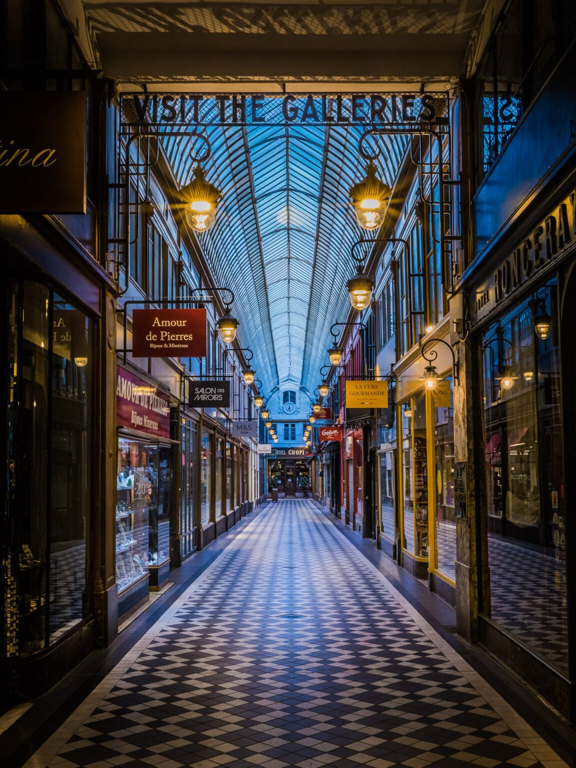 Passage Jouffroy, Paris.