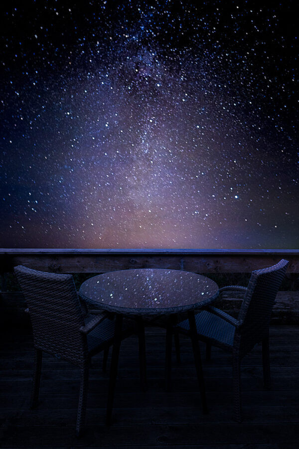Dinner in the Milky Way, Ault, France.