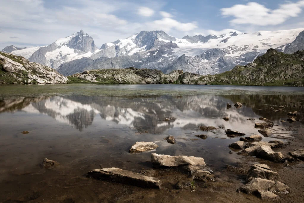 Landscape photography. Lac Lérié, Alps, France.