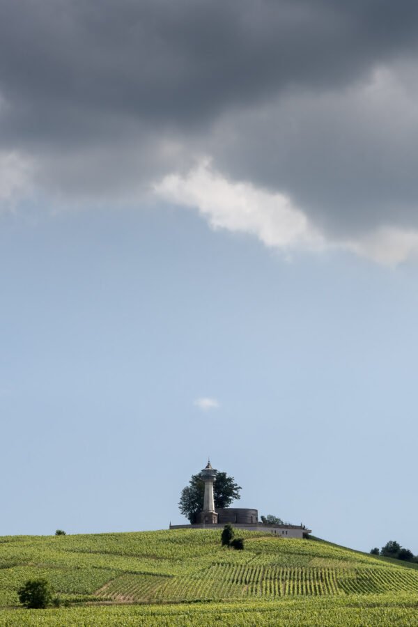 Lightouse in the vineyards at Verzenay