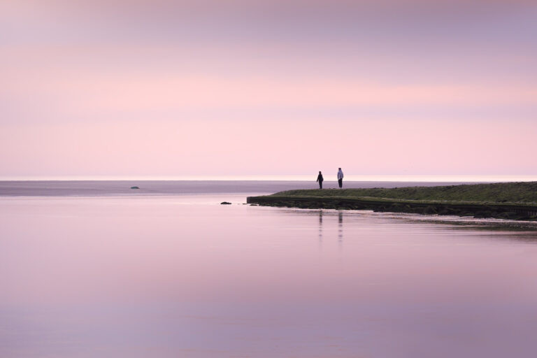 Escena minimalista en Berck-sur-Mer.