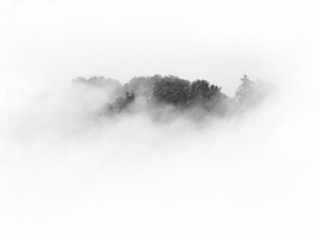 Clouds at La Roche-du-Pr&ecirc;tre, Consolation-Maisonnettes, France.