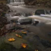 Waterfall des Petits moulins, Cernay-la-ville, France.