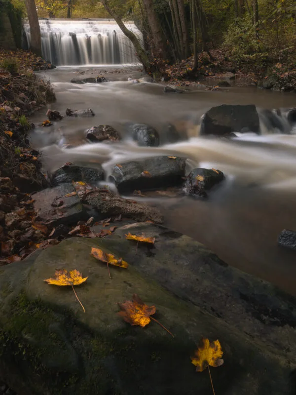 Cascade des Petits Moulins, Cernay-la-Ville, France.