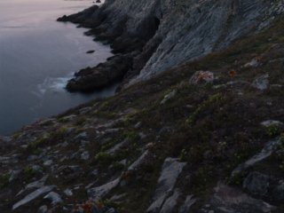 Pointe du Raz at sunset, Plogoff, France.