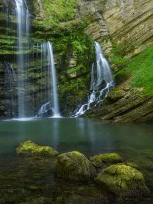 Cascades du Flumen, Septmoncel-Les-Molunes, France.