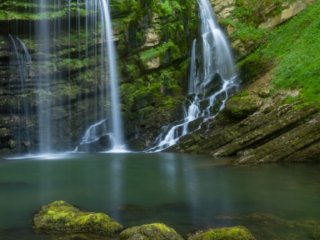 Cascades du Flumen, Septmoncel-Les-Molunes, France.