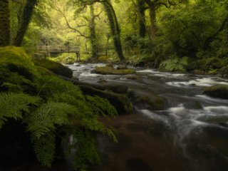 Gorges du Stangala, Quimper, France.