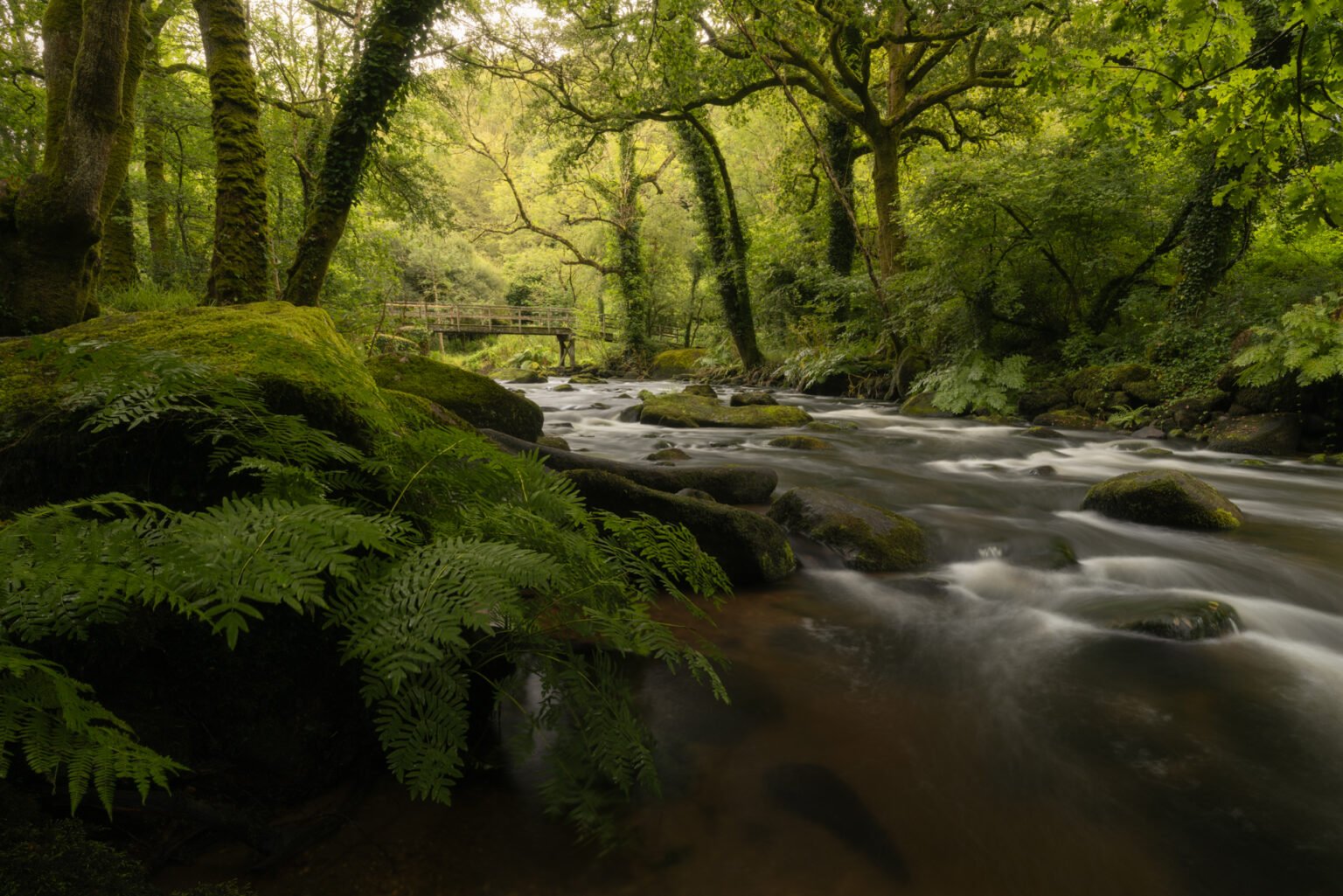 Gorges du Stangala, Quimper, Frankreich.