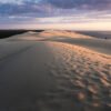 Sunset on Dune du Pilat, France.